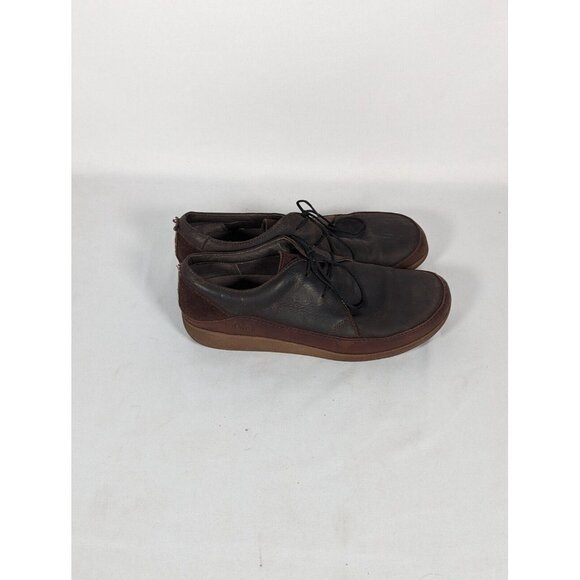 CHACO Mens Montrose Java Leather Oxford Shoe Walking Comfort 12